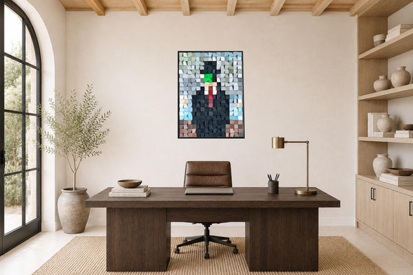 The Son of Man – Handcrafted Wood Block Art