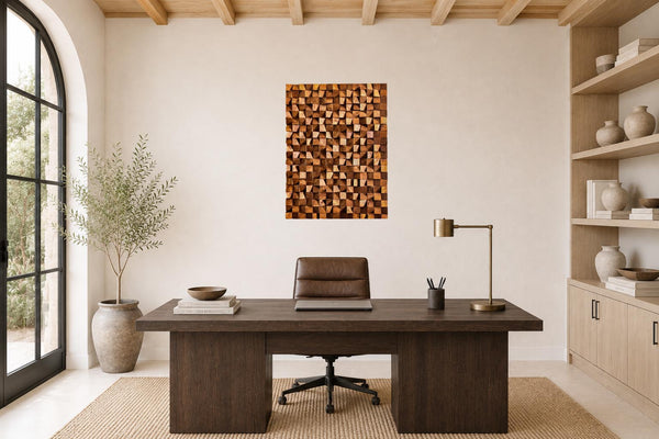 Terra — Handcrafted Dimensional Wood Art